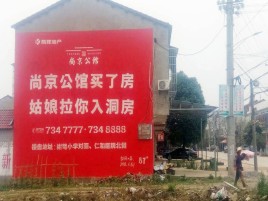 小金墙体广告在乡镇、农村市场的媒体优势