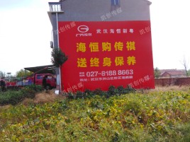 小金农村墙体广告给农村人民带来方便