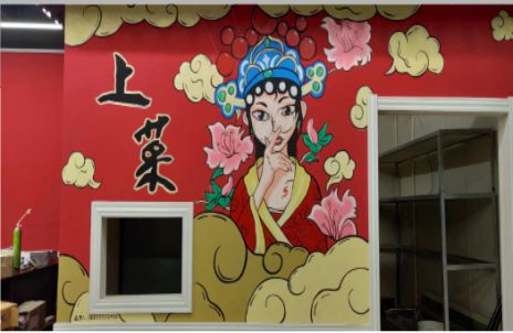 小金墙体彩绘的发展和应用