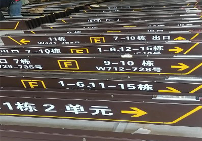 小金广告标识中，常见的几种安装方式。