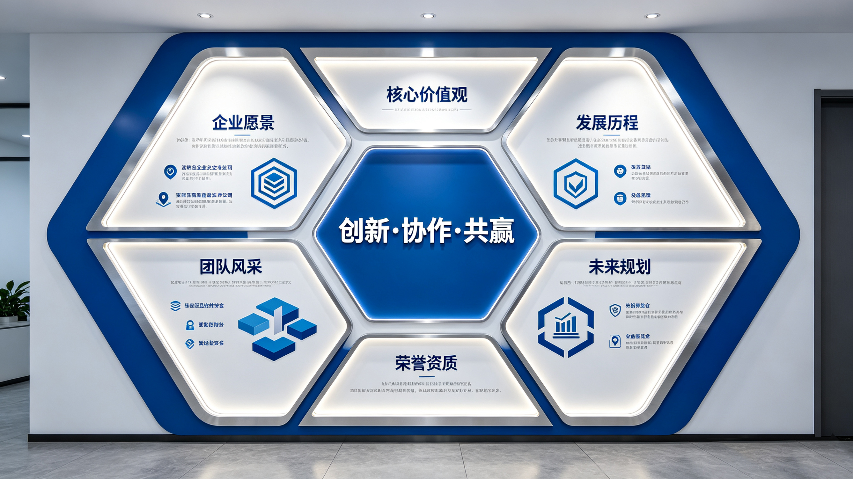 小金企业文化墙六边形避坑指南（新手常犯5个错误）
